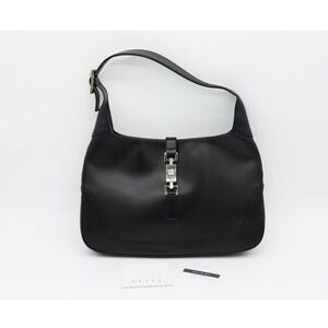 Gucci Jackie Black Leather Handbag